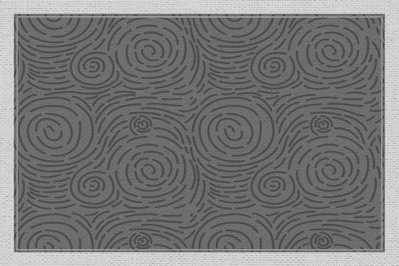Swirling Patterns textured vinyl rug - TenStickers