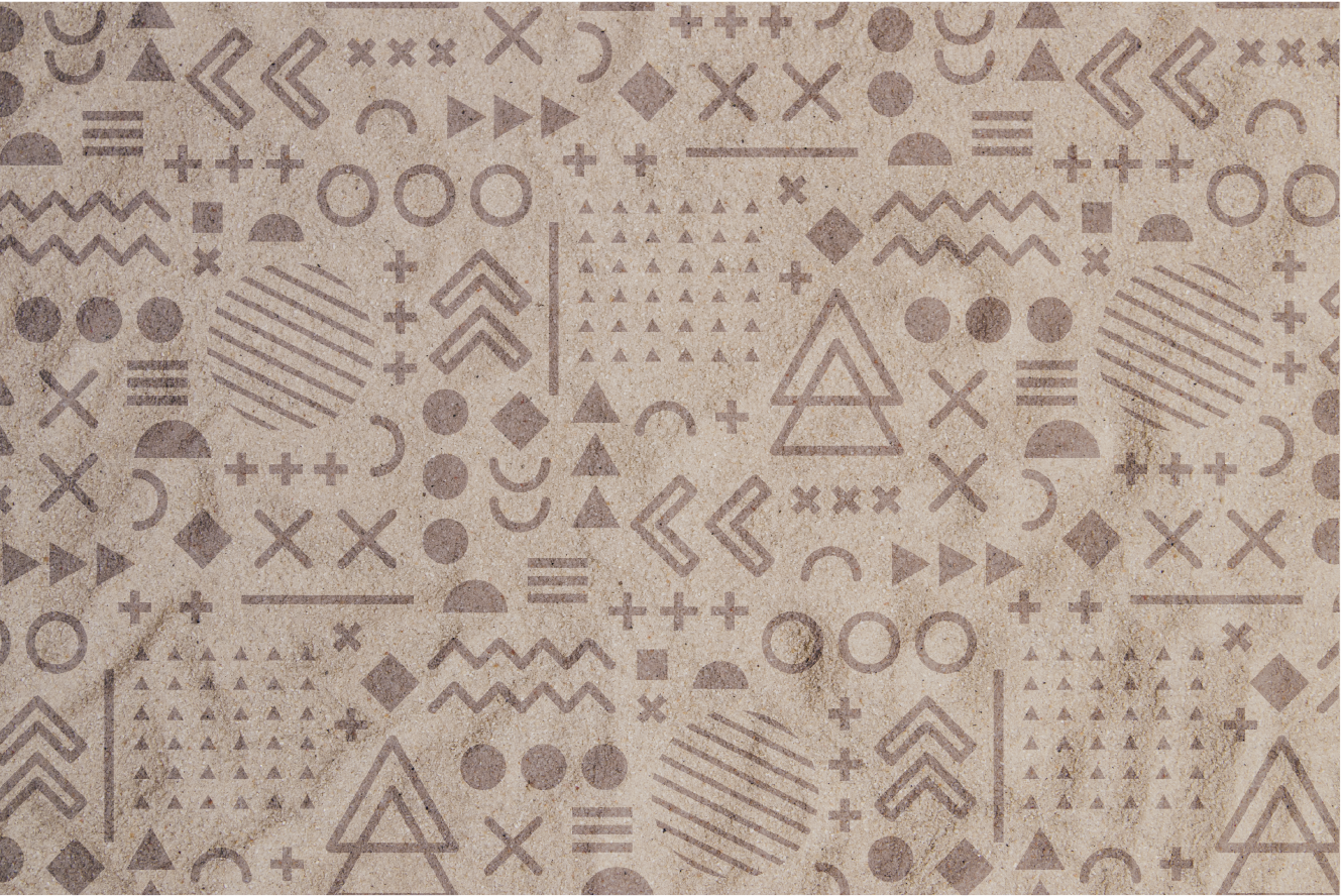 Ethnic Patterned Accessory ethnic vinyl rug - TenStickers