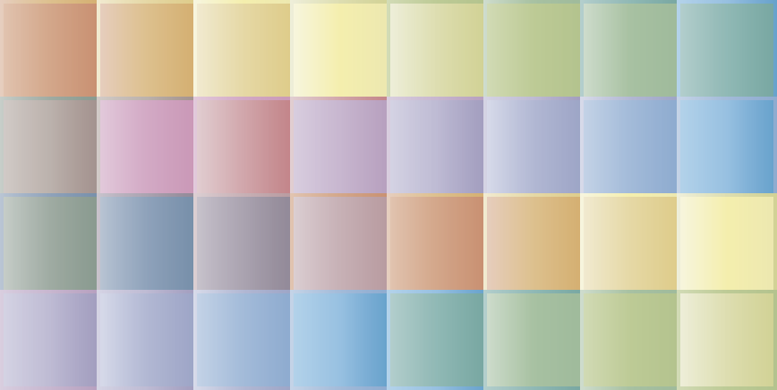 Multi-coloured Tile vinyl rug - TenStickers