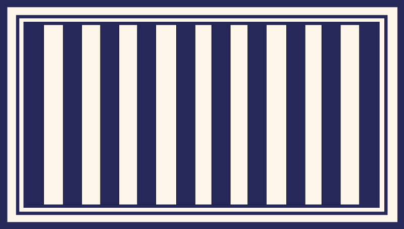 marine blue stripes carpet - TenStickers