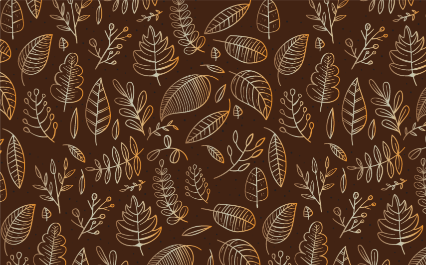 Golden autumn vintage rug - TenStickers