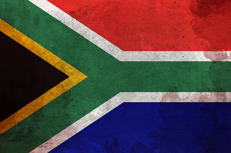 Vintage South Africa Flag vintage rug - TenStickers