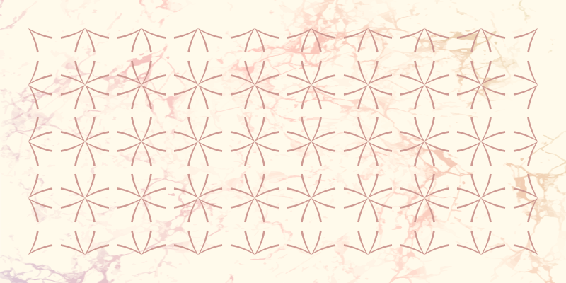 Geometric Star Pattern living room vinyl rug - TenStickers