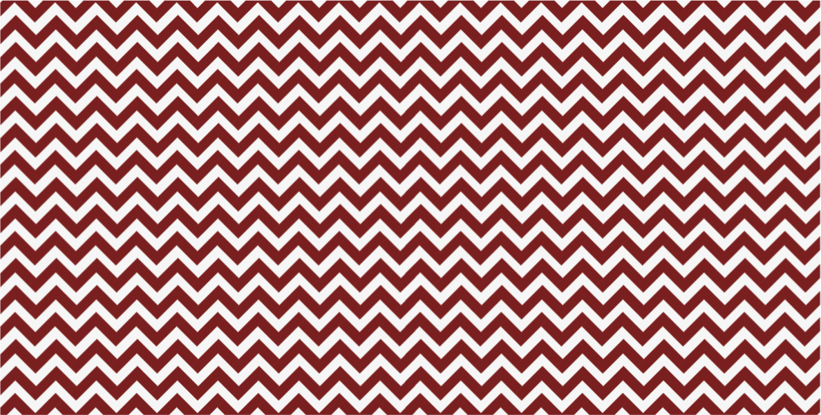 Red and white zigzag stripes carpet - TenStickers