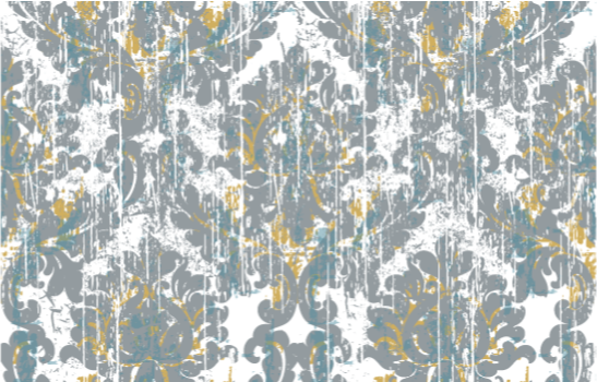 drawing hands grey modern rug - TenStickers