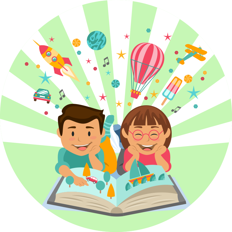 children education  kids vinyl rug - TenStickers