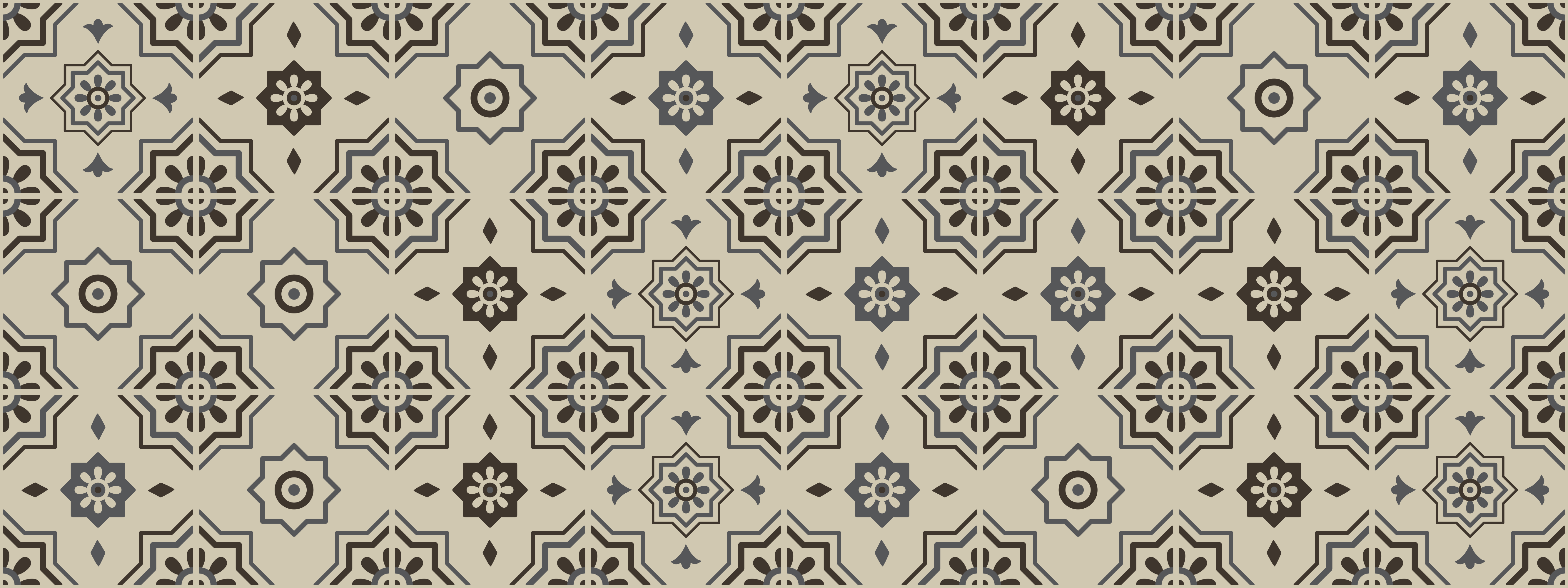 Vintage floral  rug modern rug - TenStickers