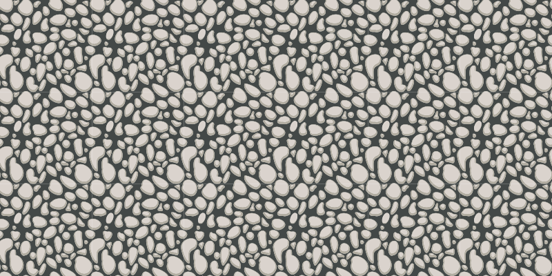 Pebble Pattern textured vinyl rug - TenStickers