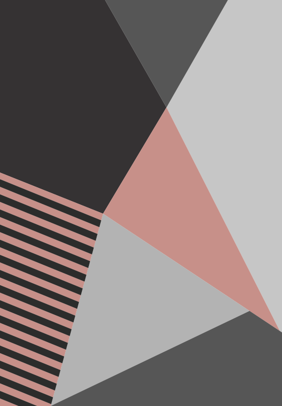 Pink and grey geometric modern geometric rugs - TenStickers