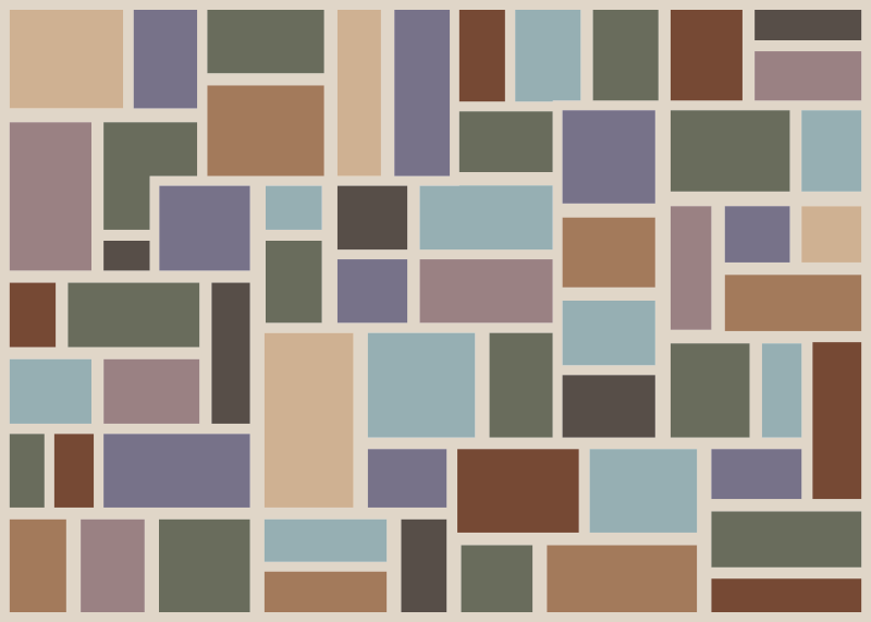 Mosaic modern tile geometric rugs - TenStickers