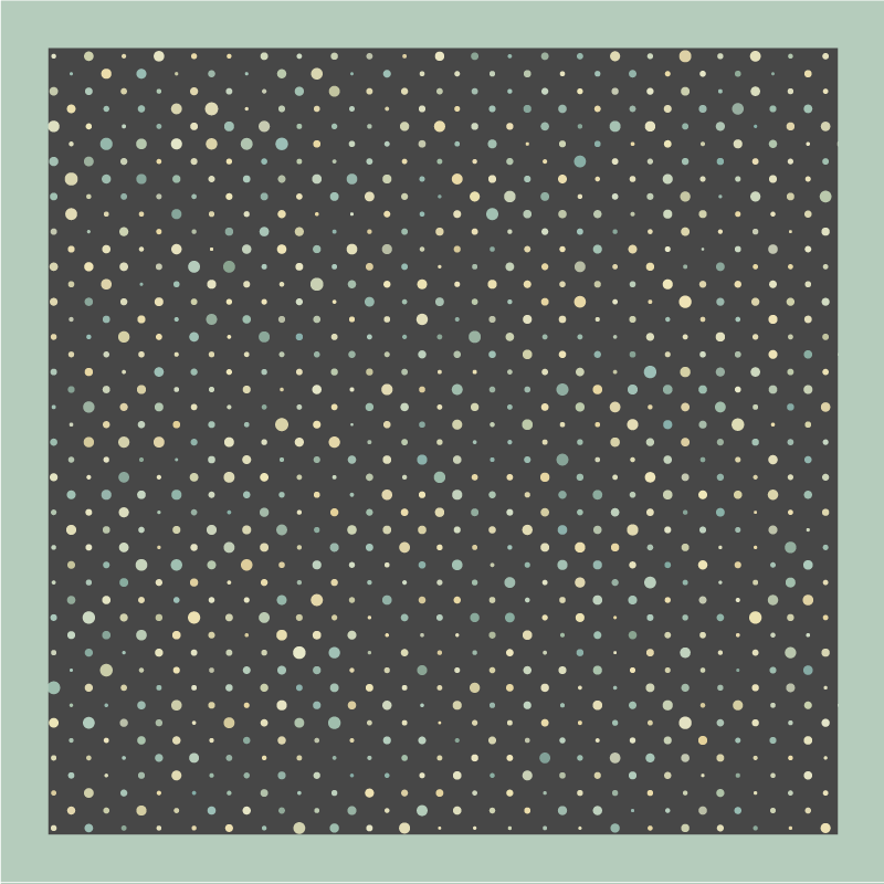 Grey and blue polka dot geometric vinyl rugs - TenStickers