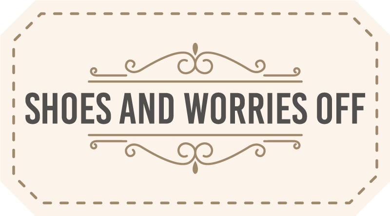 Shoes Worries Off custom rug - TenStickers