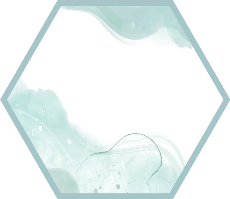 Soft Aqua Swirls minimal vinyl rug - TenStickers