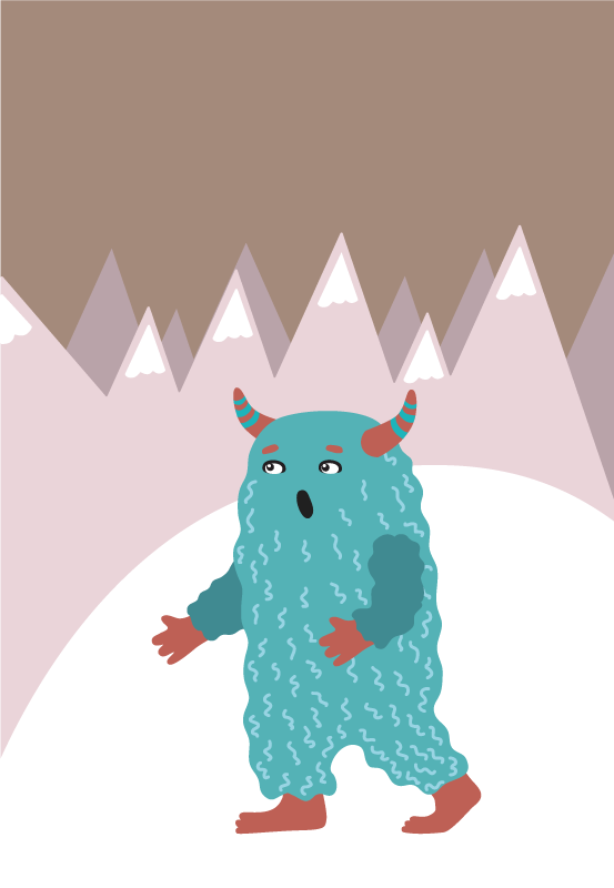 Ancient evil beast nordic style nordic rug - TenStickers