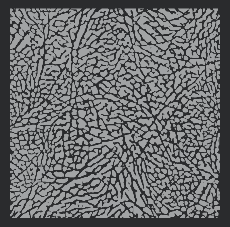 Elephant Print animal print vinyl rug - TenStickers