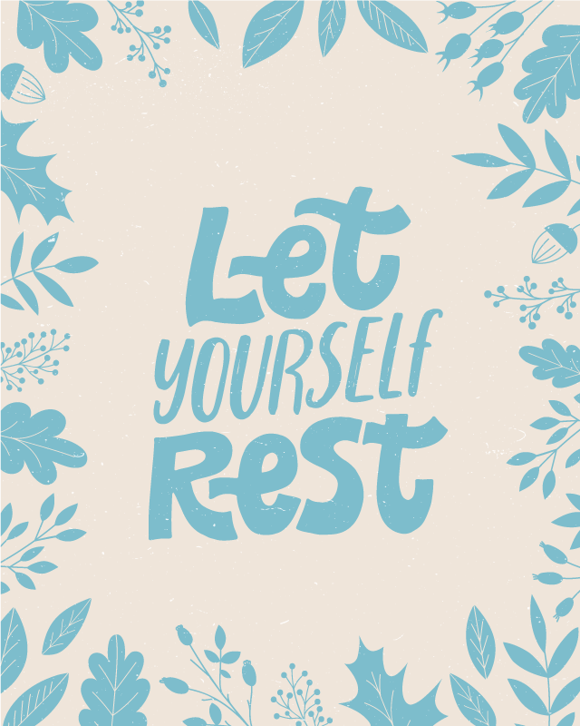 Let yourself Rest kitchen floor tiles - TenStickers
