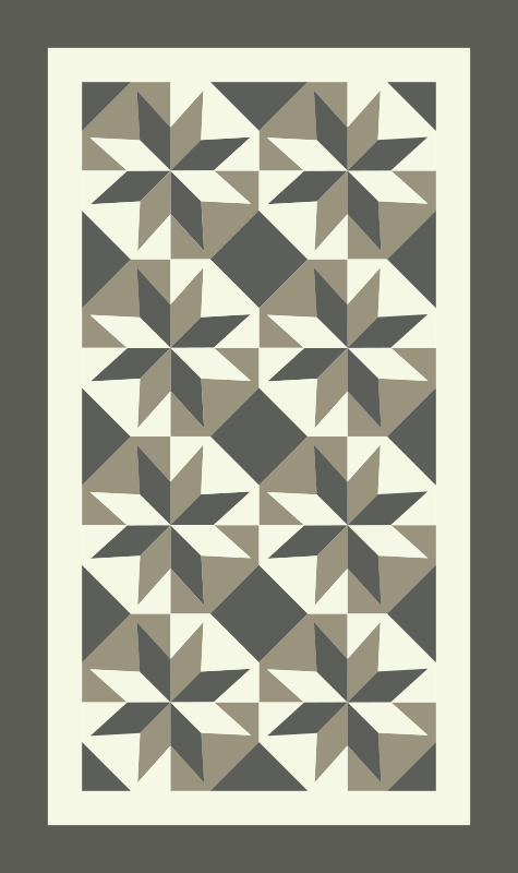 Beija stars tile vinyl carpet - TenStickers