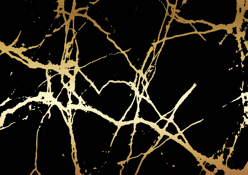 Black rock stone floor tiles - TenStickers