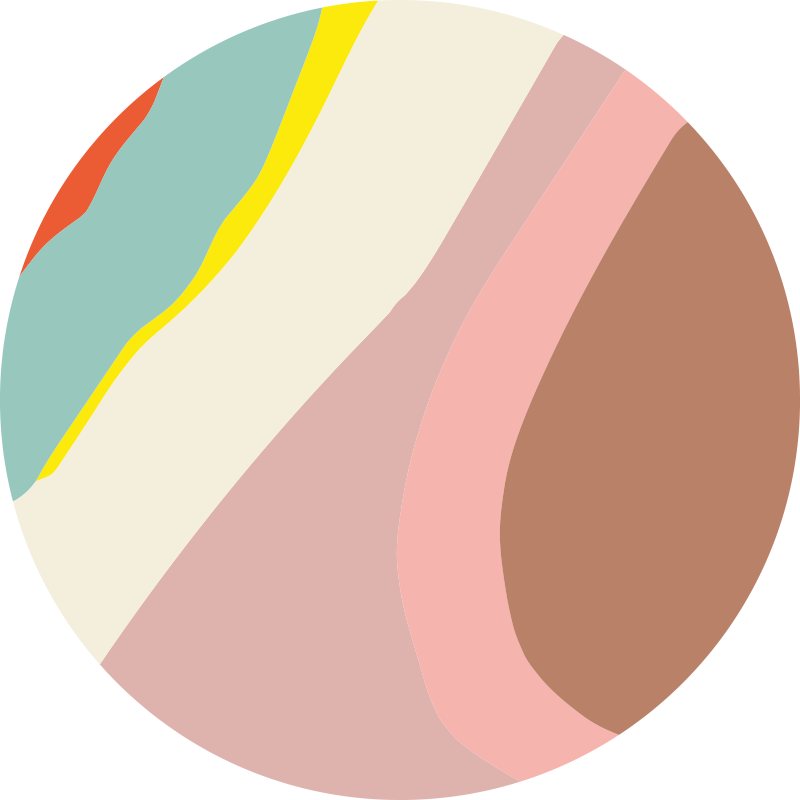 Multicolor stripes mosaic mosaic floor tiles - TenStickers