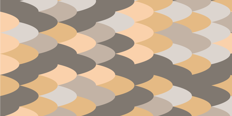 Subtle Wave Pattern striped vinyl rug - TenStickers