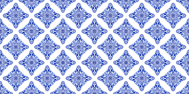 Moroccan effect tile effect tile carpet - TenStickers