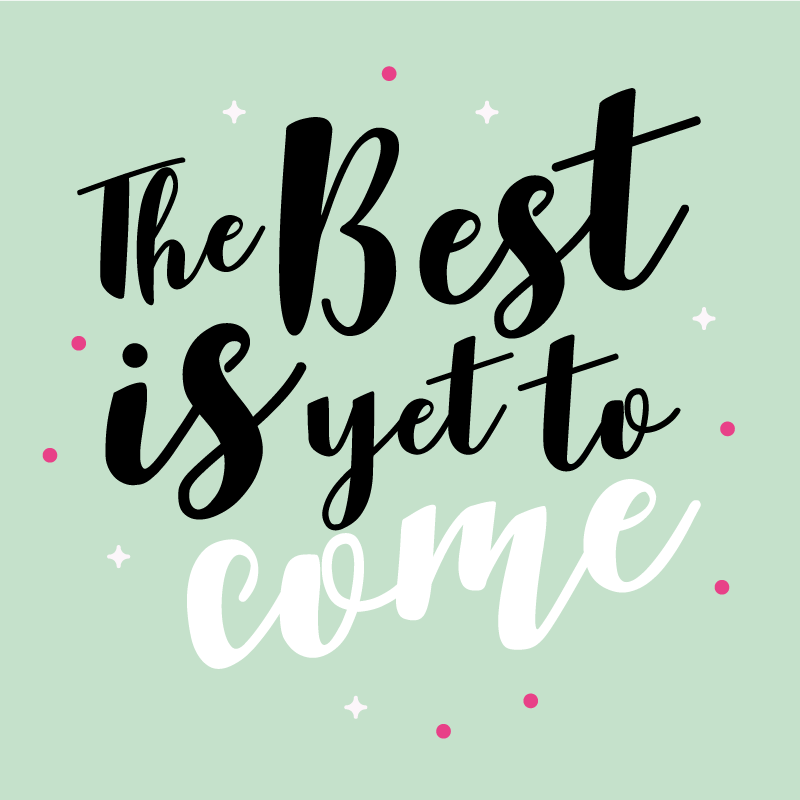 The best is yet to come custom rug - TenStickers