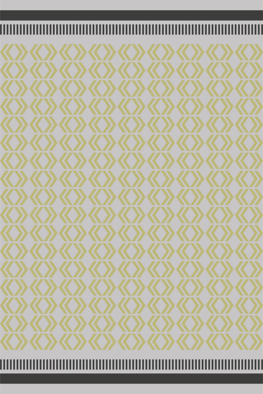 Honeycomb framework living room vinyl rug - TenStickers