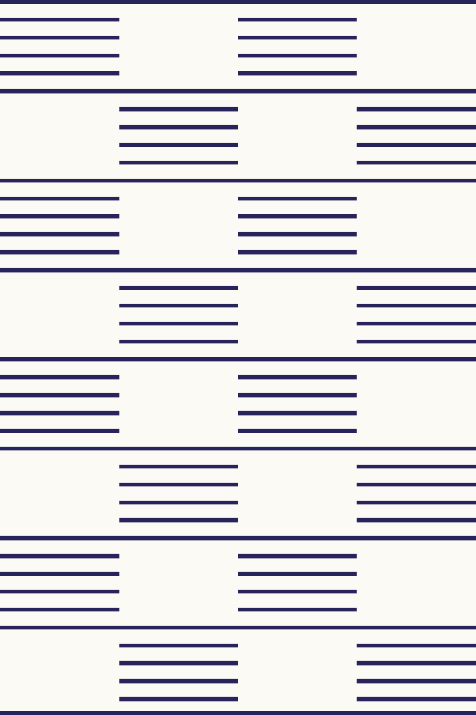 Nordic style white and blue navy nordic rug - TenStickers