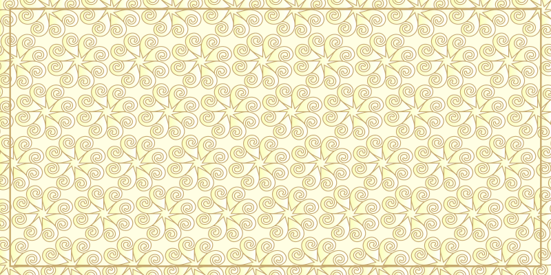 Elegant floral retro pattern vinyl rug - TenStickers