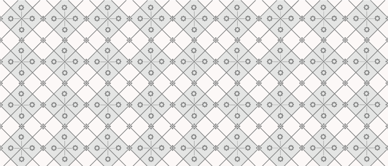 Grey minimalistic patchwork tile carpet - TenStickers