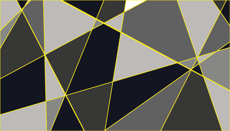 Grey triangle lines geometric vinyl rug - TenStickers