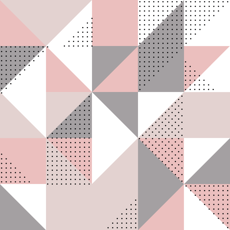 Pastel nordic triangles nordic vinyl rug - TenStickers