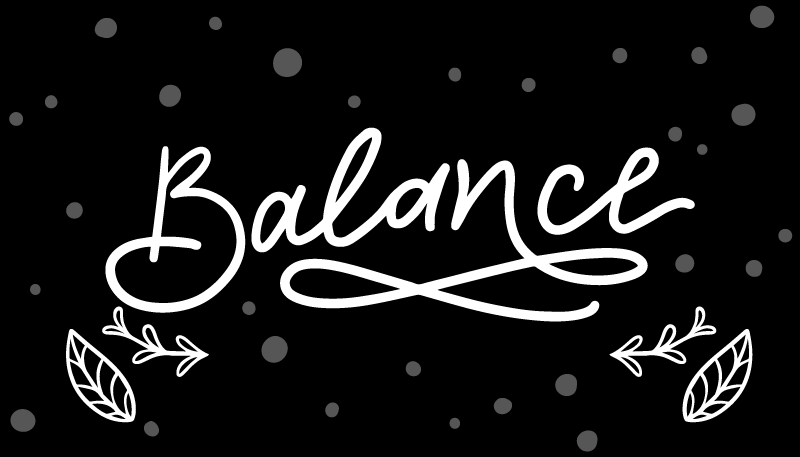 Balance design custom rug - TenStickers