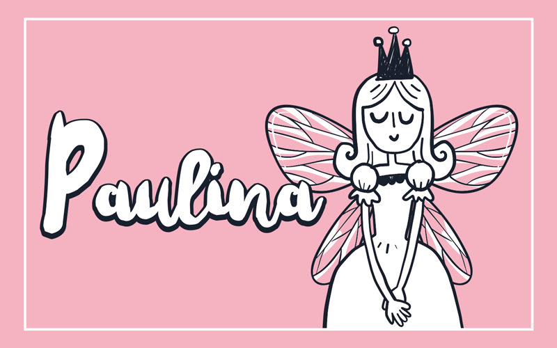 Fairy with name kids vinyl rug - TenStickers