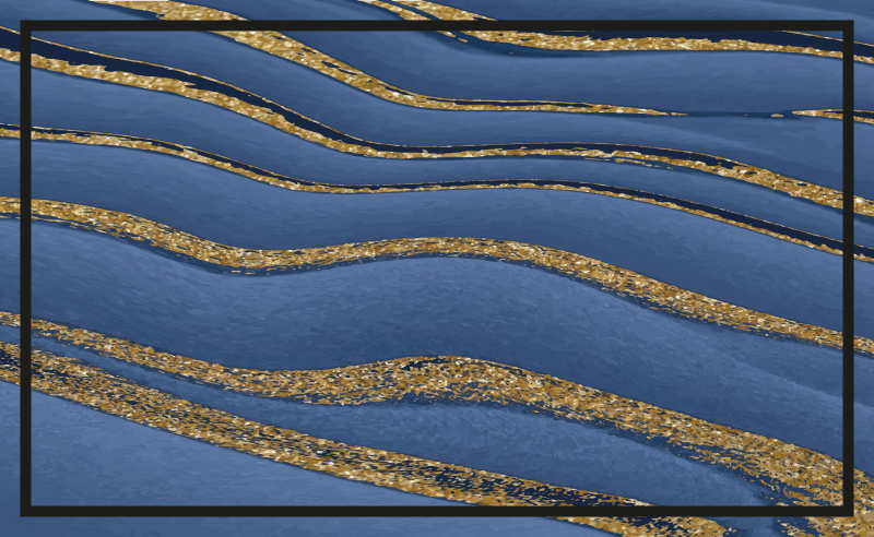 Black and blue marble effect texture vinyl rug - TenStickers