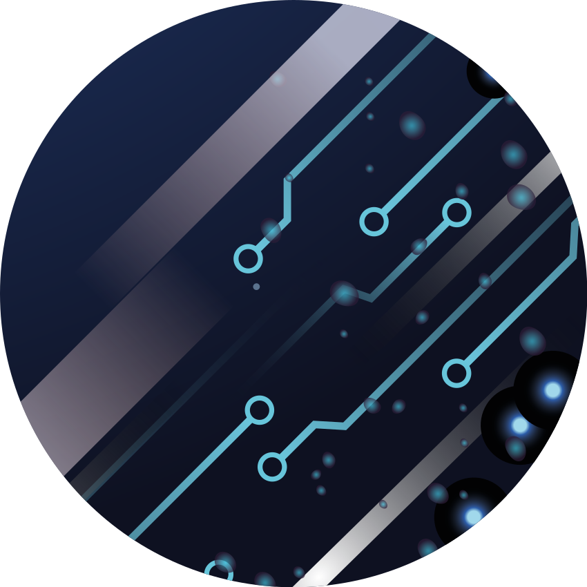 Circuit board pattern teen vinyl rug - TenStickers