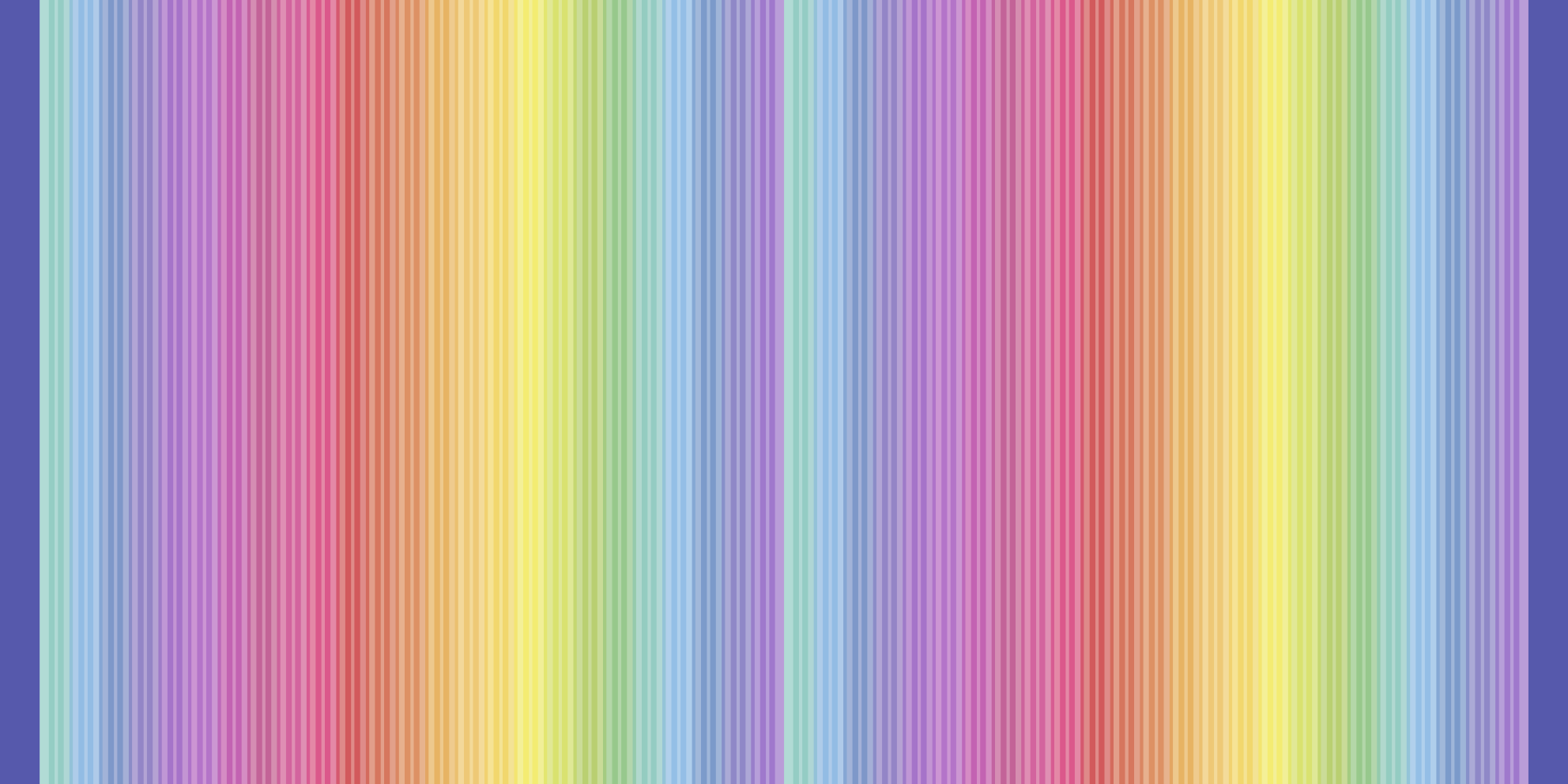 Thin rainbow stripes vinyl carpet - TenStickers