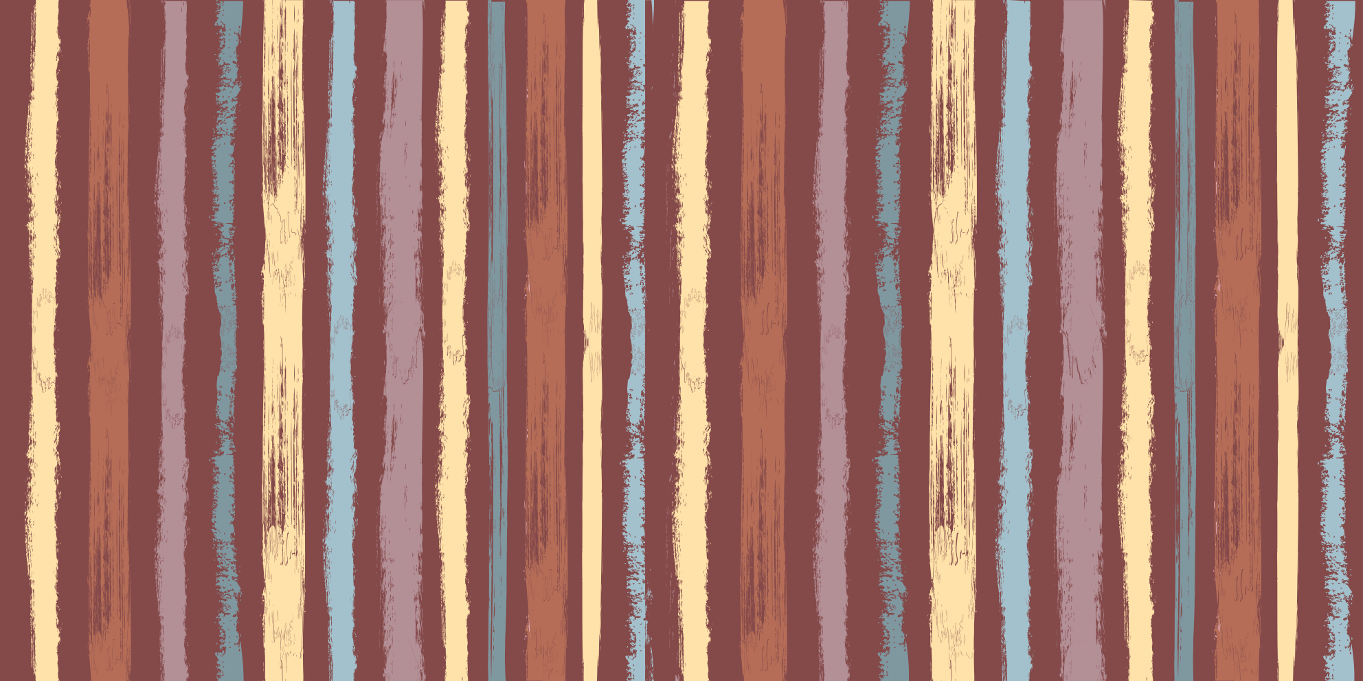 Hand-painted fabric effect striped vinyl rug - TenStickers