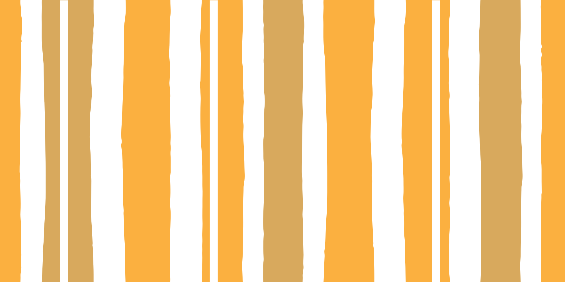Warm orange lines striped vinyl rug - TenStickers