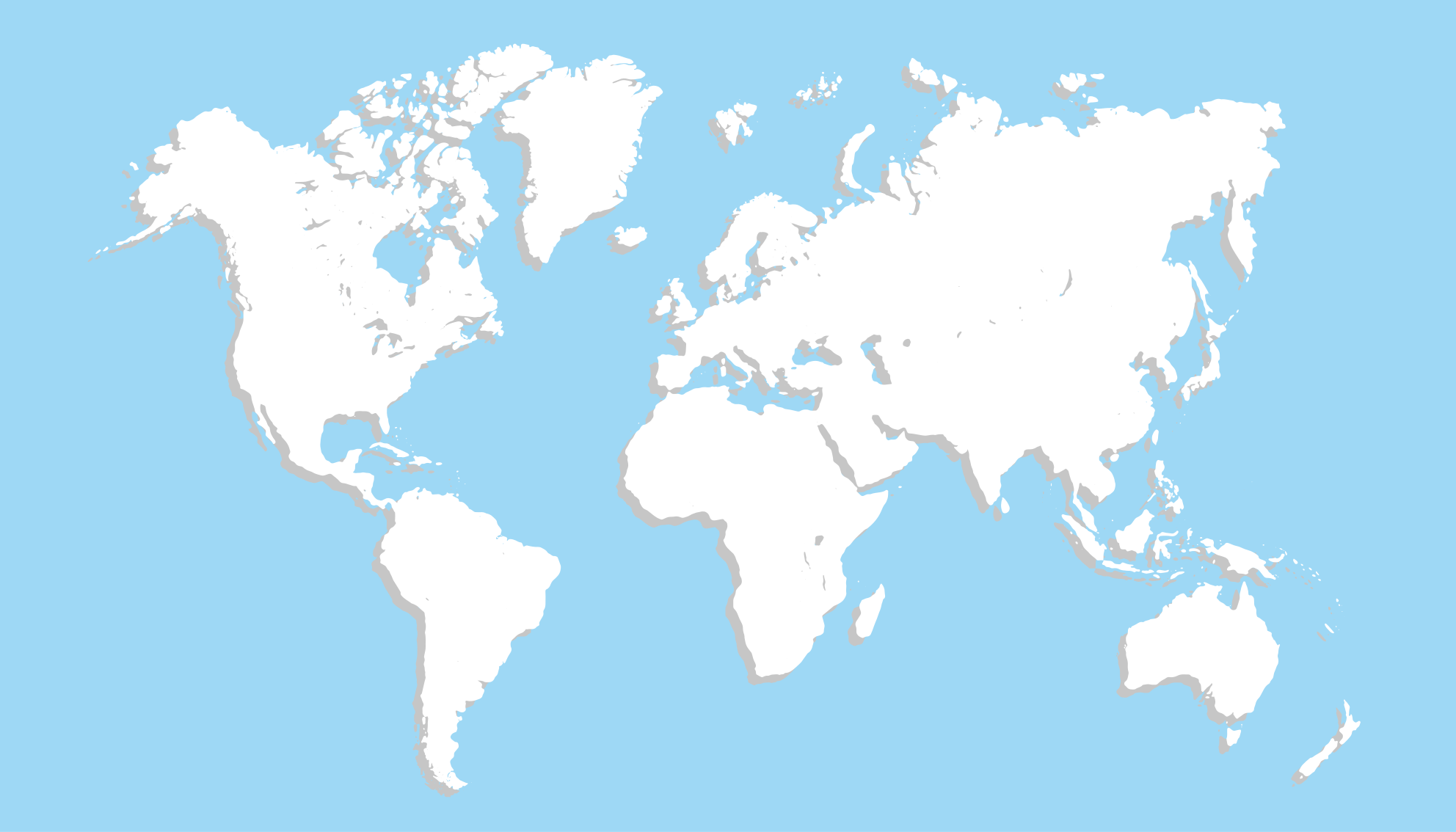 World map vinyl rug global map design - TenStickers