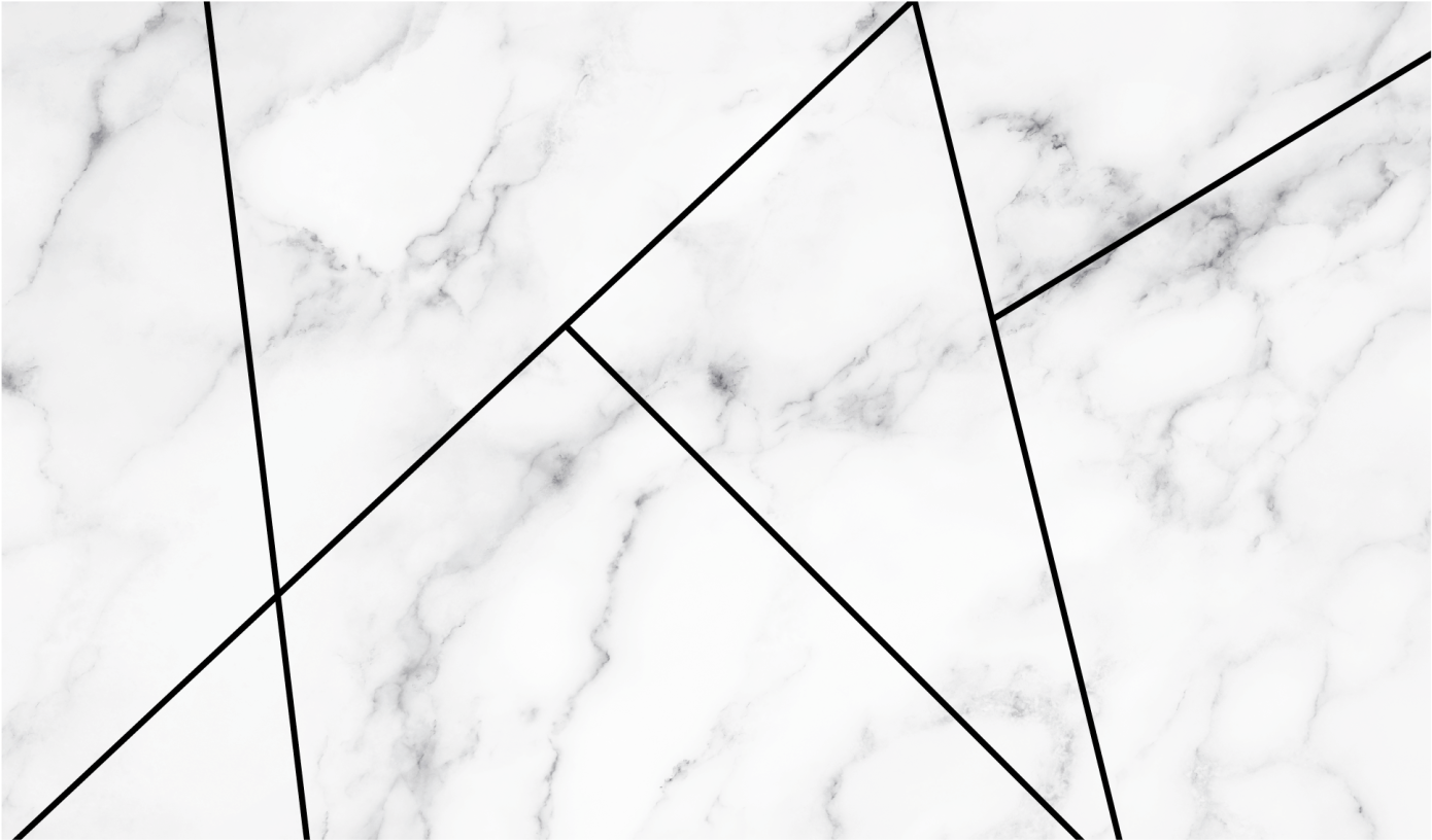 Grey pattern overlay marble vinyl rug - TenStickers