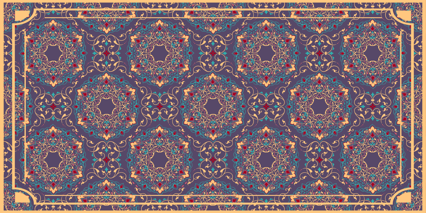 Vintage persian style  vintage rug - TenStickers