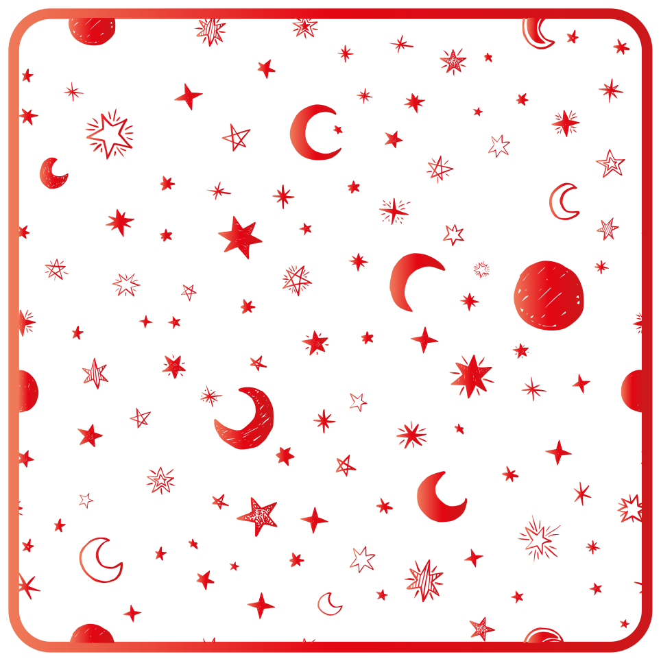 Star vinyl rug cosmic features - TenStickers