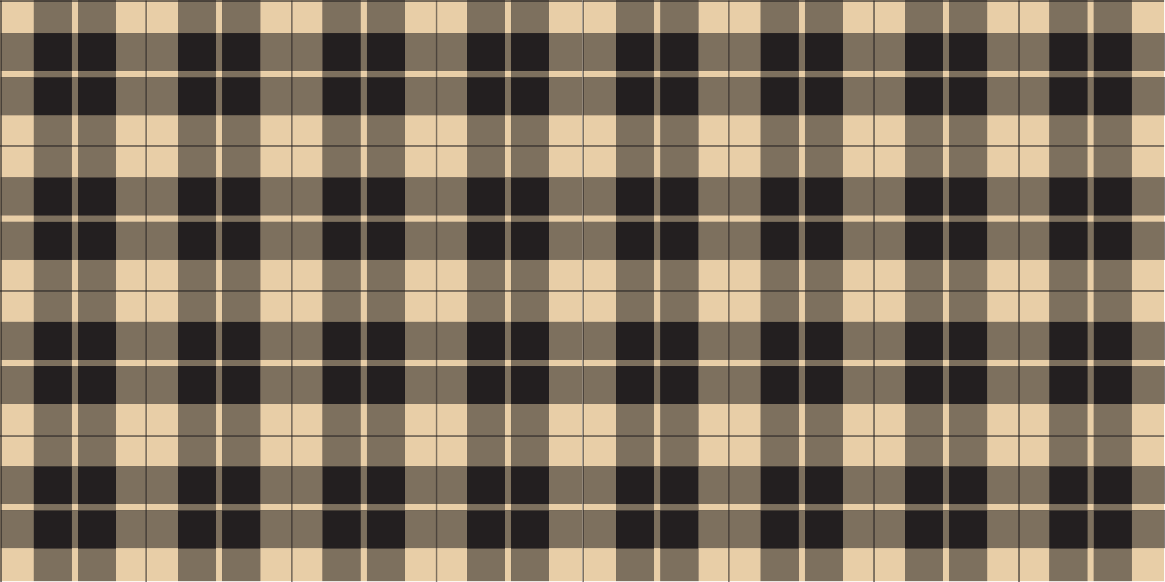 Plaid Patterned Tones striped vinyl rug - TenStickers