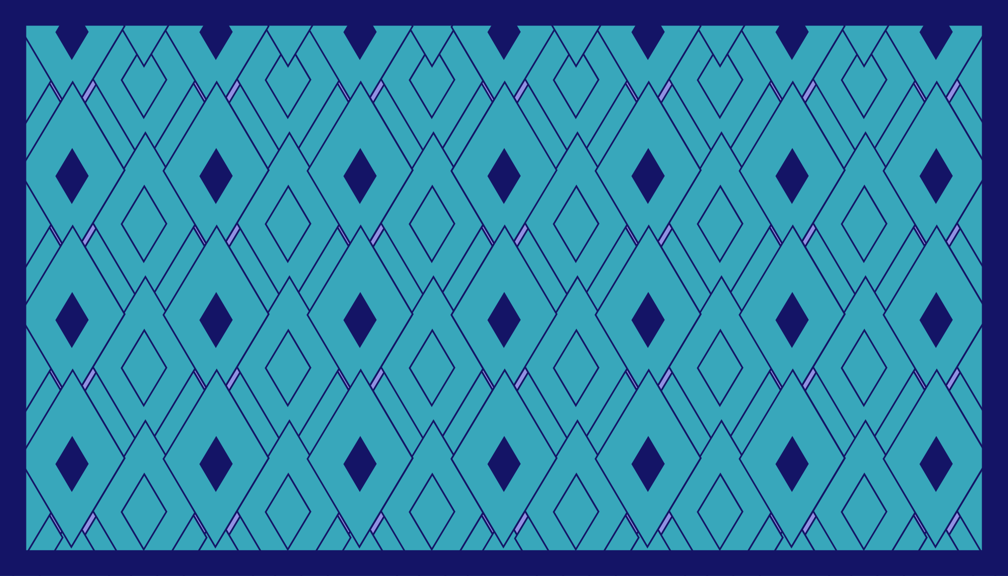 Blue diamond elements geometric vinyl rug - TenStickers