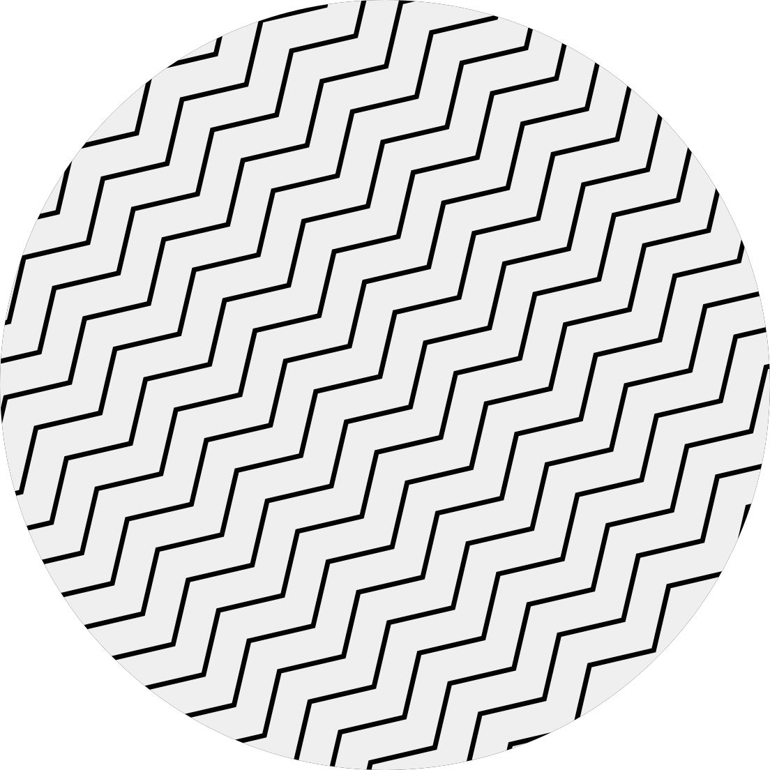 Zigzag geometric vinyl rug - TenStickers