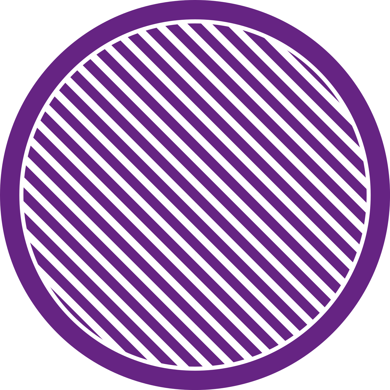 Lavender-Banded Sphere striped vinyl rug - TenStickers