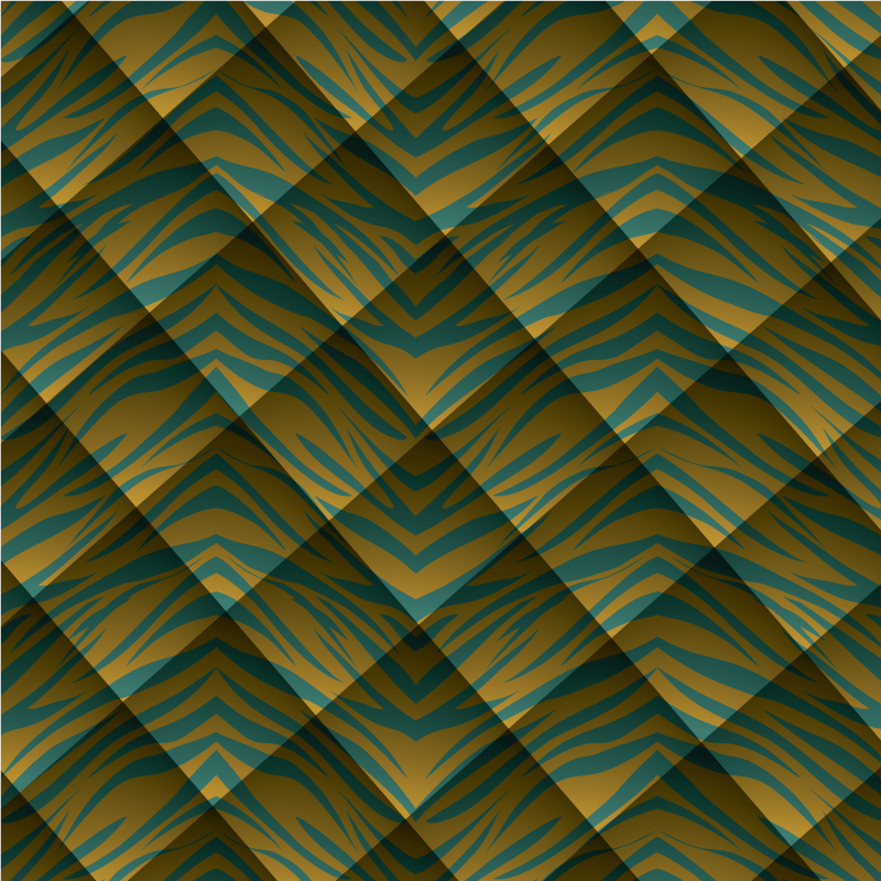 Animal print vinyl rug zebra pattern fusion - TenStickers