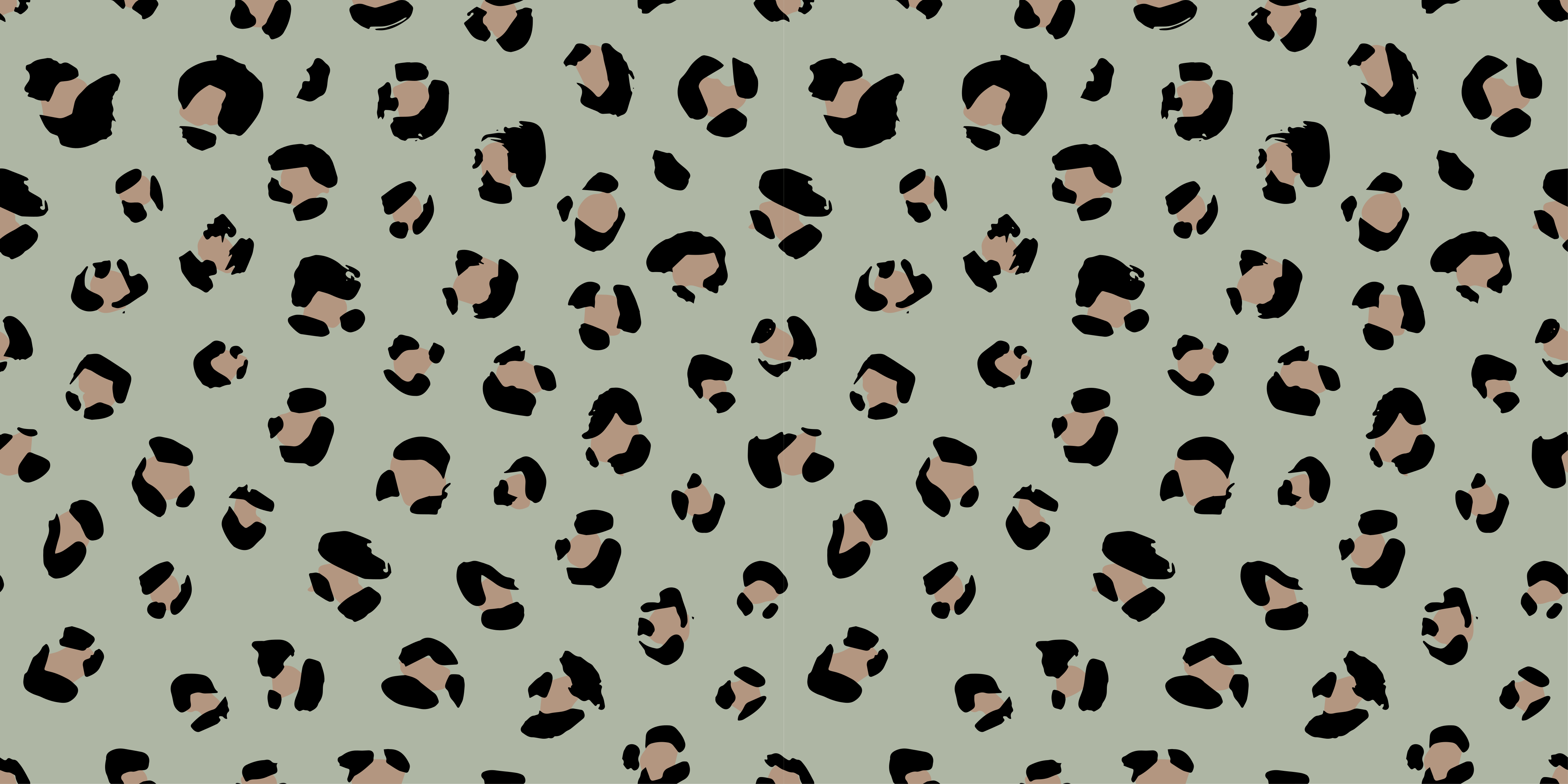 Animal print vinyl rug leopard pattern design - TenStickers