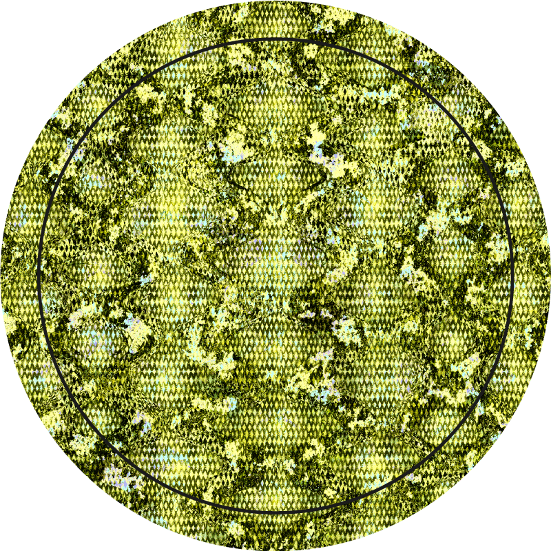 Animal print vinyl rug reptile green skin - TenStickers